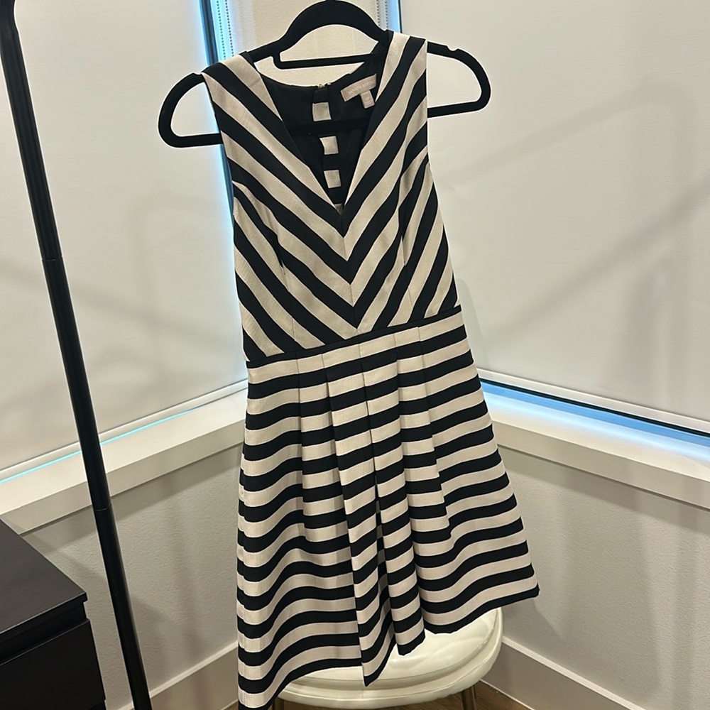 Women’s Banana Republic dress • has pockets!!!!! • size: 0P • gold zipper detail
